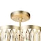 Cwi Lighting Nova 6 Light Chandelier With Champagne Finish 9906P16-6-208 - alternate 2